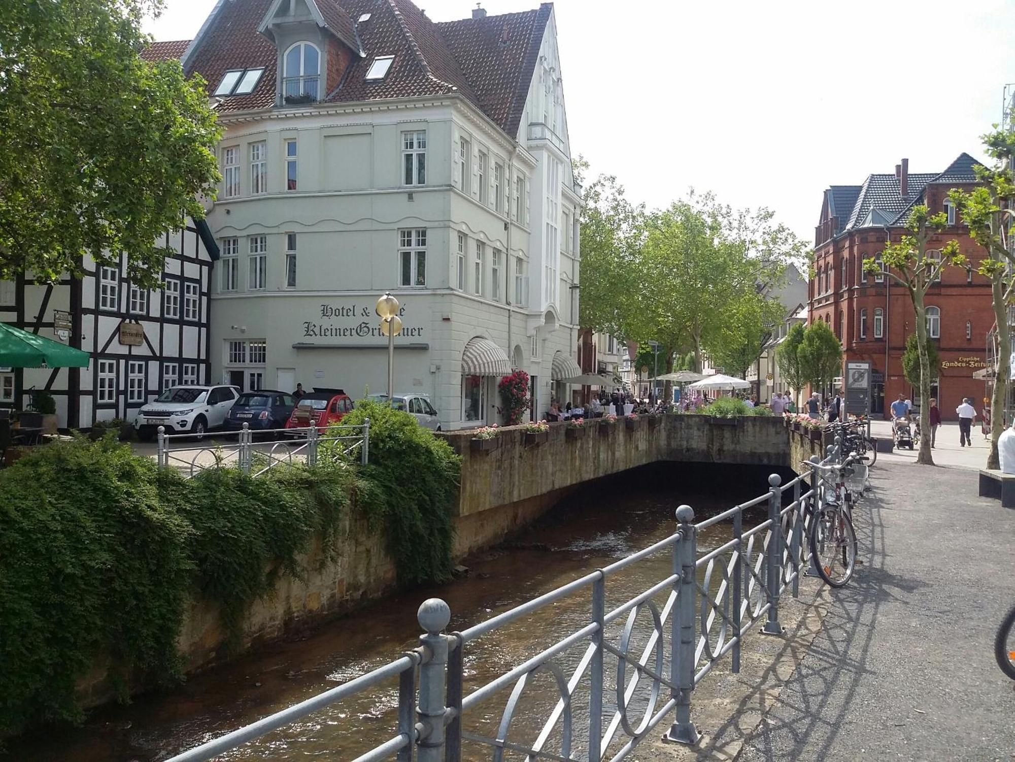 Hotel & Cafe Kleinergruenauer Bad Salzuflen Eksteriør bilde